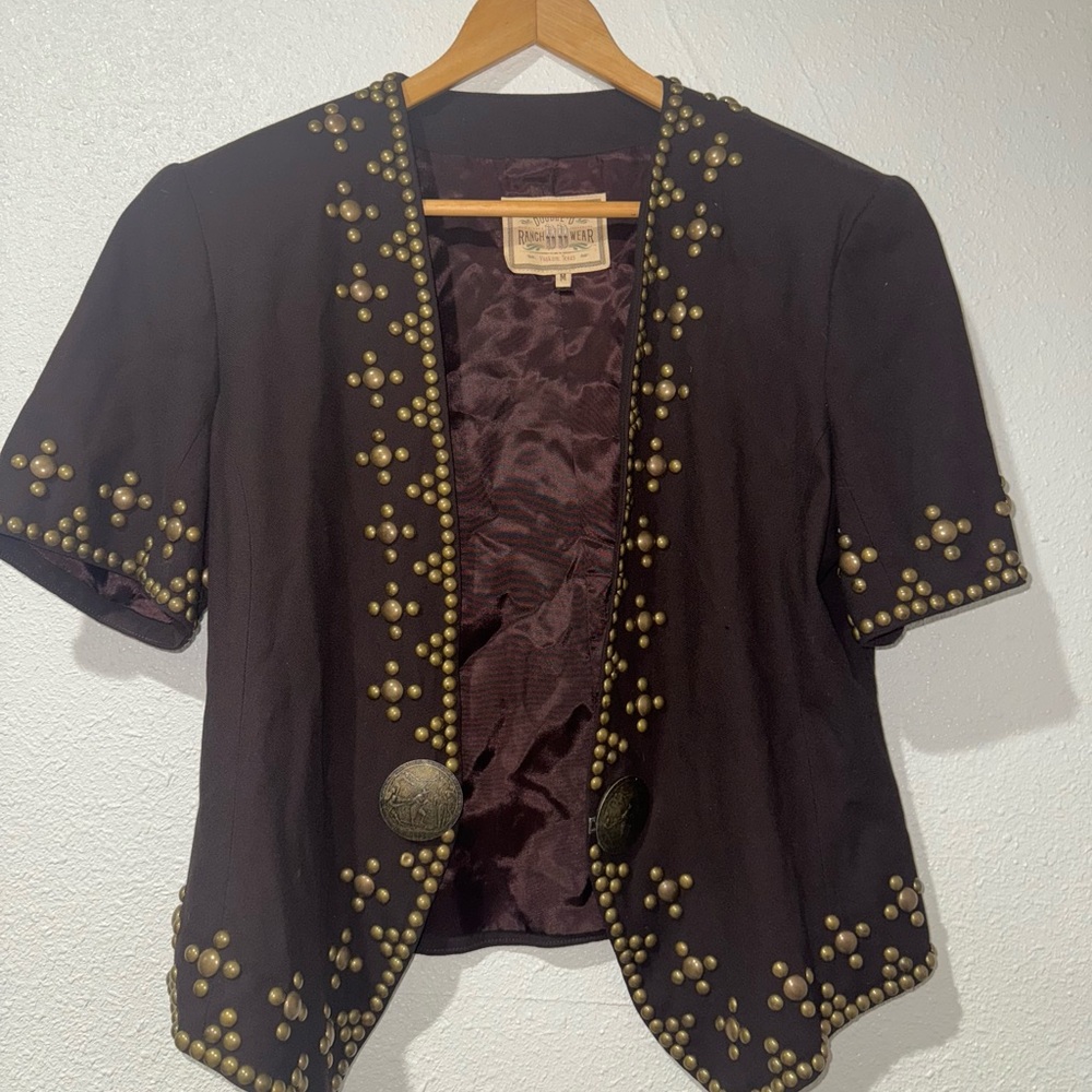 Vintage Double D Ranchwear Studded Jacket Size M